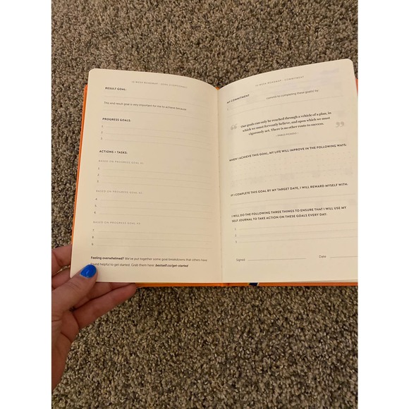 Best Self Orange Journal and Accessories - Picture 4 of 9